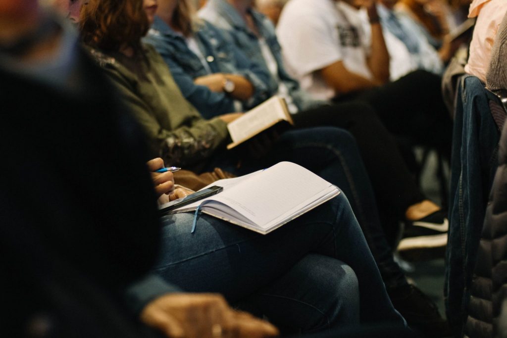 town hall meeting audience