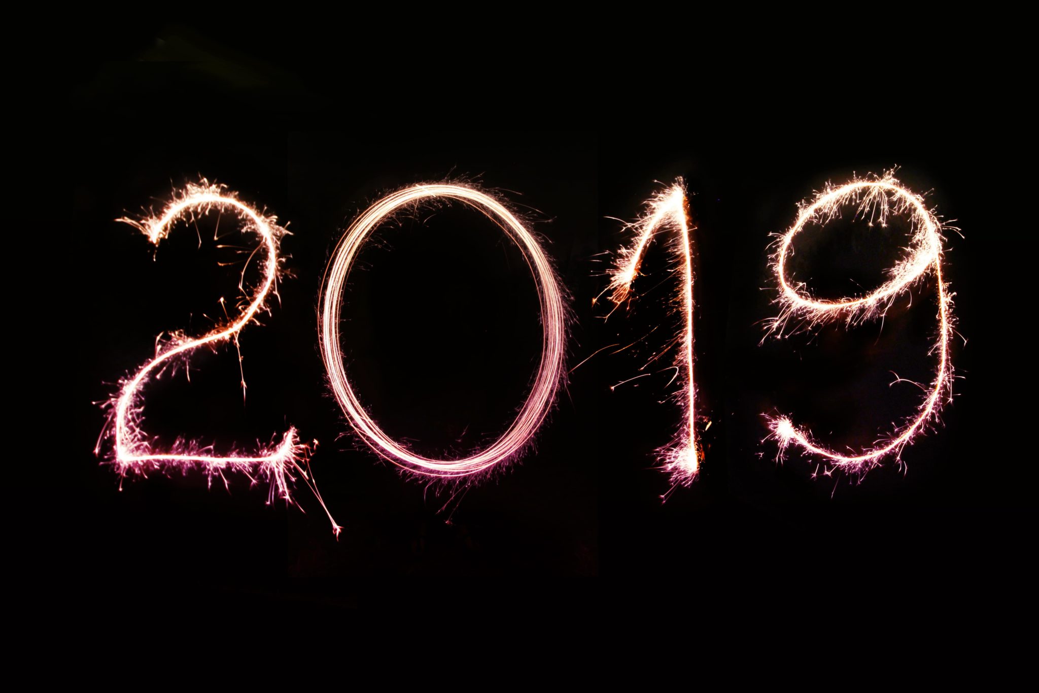 2019 in sparkler writing